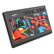 PXN X8 Arcade Stick - Fight Stick Joystick with Turbo and Green Axis Mechanical Buttons Game Controller Joystick for Xbox one, Xbox series s/x, PC, PS4, Switch, Android, PS3