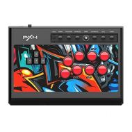 PXN-X8 Arcade Fight Stick Mechanical direction button controller with TURBO Macro Functions Plug and play Arcade Fighting For PC, PS3, PS4, Xbox One Xbox Series X/S Android TV Box, N-Switch