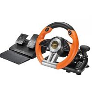 PXN PC Racing Wheel, V3II 180 Degree Universal USB Car Sim Game Steering Wheel with Pedals for Xbox One, Xbox Series S/X, PS3, PS4, Switch