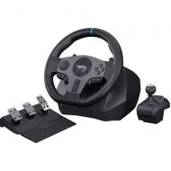 [아마존베스트]PXN V9 PC Driving Wheel, 900 Degree Vibration Racing Steering Wheel Set with Clutch and Shifter for PC, PS3, PS4, Xbox one/Xbox Series S&X, Switch