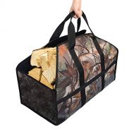 PYapron Premium Firewood Log Carrier & Tote Bag, Heavy Duty Log Carrier Tote, Best for Fireplaces, Wood Stoves, Firewood, Logs, Camping, Beaches Landscaping, 24x12x10