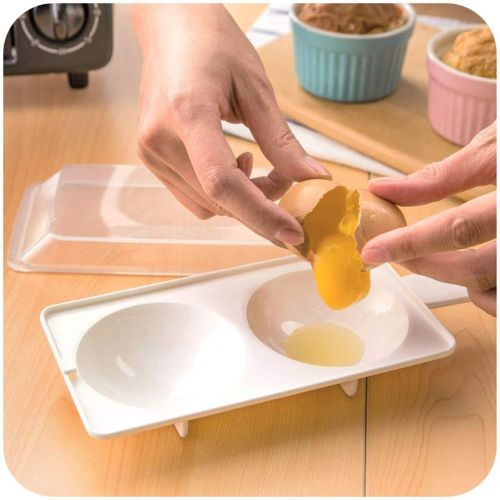  PZRT 1pc Microwave Egg Steamer Microwaveable Egg Poacher