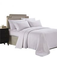 Paarizaat PZ-TEN-04WH 4 Piece Organic Tencel Bed Sheet Set, King, White, 100