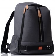 PacaPod Picos Pack Black Charcoal Designer Baby Changing Bag - Unisex Luxury Black Backpack 3 in 1...