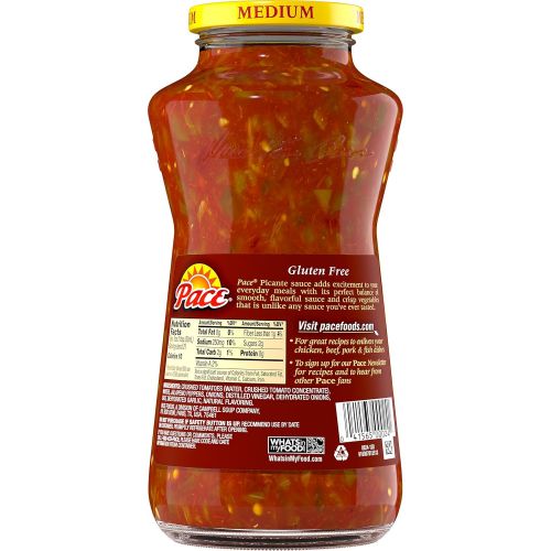  Pace Picante Sauce, Medium, 24 Ounce (Pack of 12)