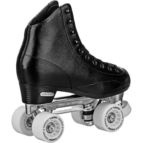  Stratos Traditional Roller Skates by Pacer | Hightop Roller Skates | Skates for Men and Women | Rink Skates | Skates for Indoors & Outdoors