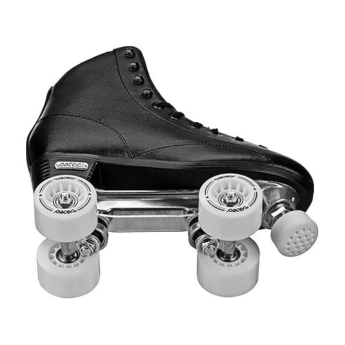  Stratos Traditional Roller Skates by Pacer | Hightop Roller Skates | Skates for Men and Women | Rink Skates | Skates for Indoors & Outdoors