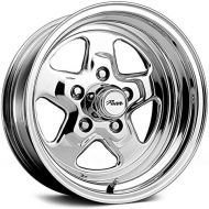 Pacer 521P DRAGSTAR Wheel with Polished Finish (15x7/5x4.75, 0mm Offset)