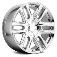 Pacer 787C Benchmark Wheel with Chrome Finish (20x9/5x5.50, +15mm Offset)