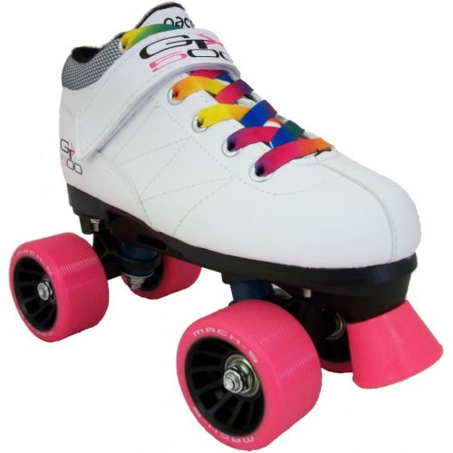  Pacer Mach-5 Black Pink Skates - Mach5 GTX500 Quad Roller Skates