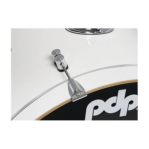  PDP By DW 7-Piece Concept Maple Shell Pack with Chrome Hardware Pearlescent White