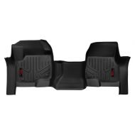 Pacific Rough Country Floor Liners (fits) 2017-2019 Super Duty F250 (F-250) F350 (F-350) Bench 1st Row M-5117 Floor Mats