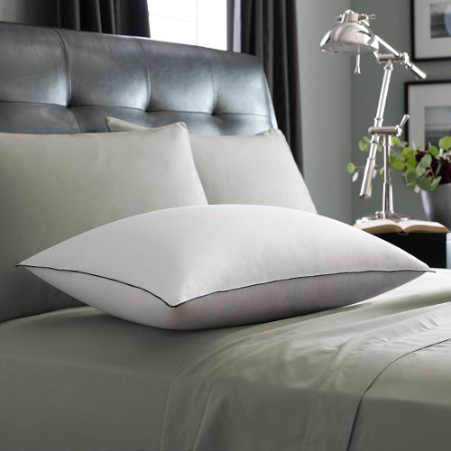  Pacific Coast Luxury Down Pillow 680 Thread Count 700 Fill Power White Goose Down Machine Wash & Dry - Queen