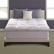 Pacific Coast Hotel Deluxe Baffle Box Mattress Topper 230 Thread Count 100% Feathers - Queen