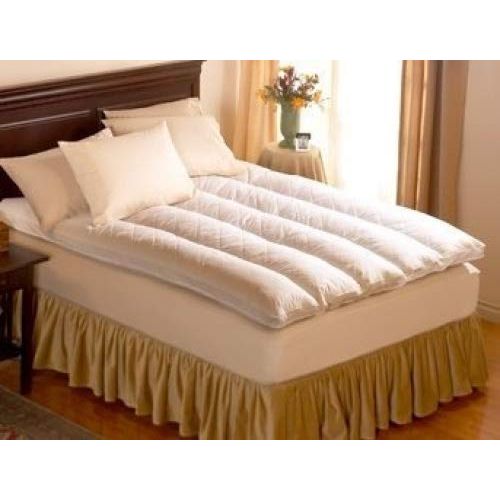  Pacific Coast Baffle Channel Euro Rest Feather Bed-Featured in Many Ritz-Carlton Hotels (Twin 39 x 75)