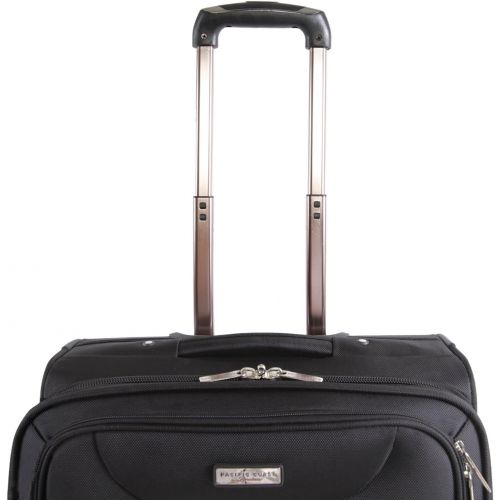  Pacific Coast Rolling Laptop Business Briefcase, Black