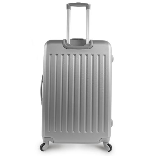  Pacific Coast Signature Pandora Hardside Rolling Luggage Set, Silver