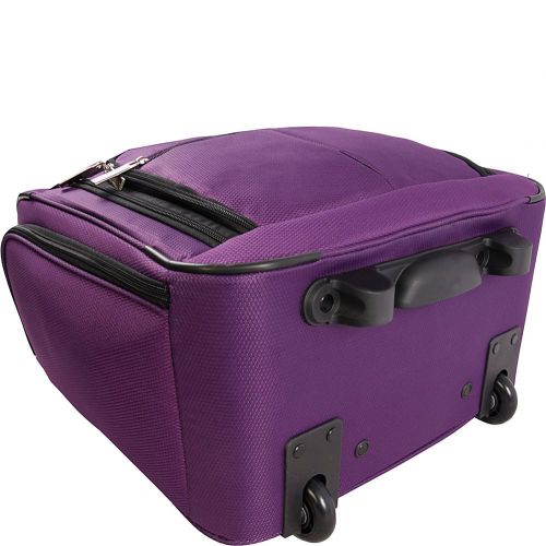  Pacific Coast Signature Underseat 15.5 Rolling Tote Carry-on, Red