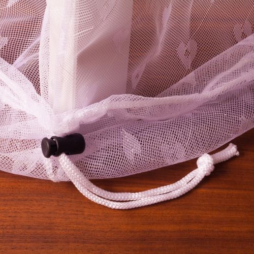  Pacific Dreamer Artistic Baby Mosquito Net for Crib, with Bonus ebook, Storage Bag, Heart-Shaped Diamond mesh, tie Ribbons, Dual-Direction Zipper, and Drawstring