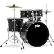 Pacific Drums Center Stage Complete Drumkit, 5 Drum Set, Iridescent Black Sparkle, 7x10, 8x12, 12x14 Floor, 14x20 Kick, 5x14 Snare (PDCE2015KTIB)