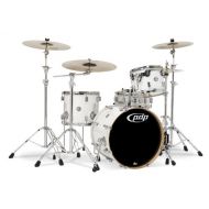 Pacific Drums PDCM2014PW 4-Piece Drumset with Chrome Hardware - Pearlescent White