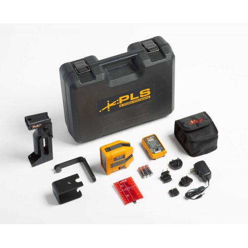  [아마존베스트]Pacific Laser Systems PLS 6R RBP KIT, Cross Line and Point Red Laser Kit with Rechargeable Battery Pack