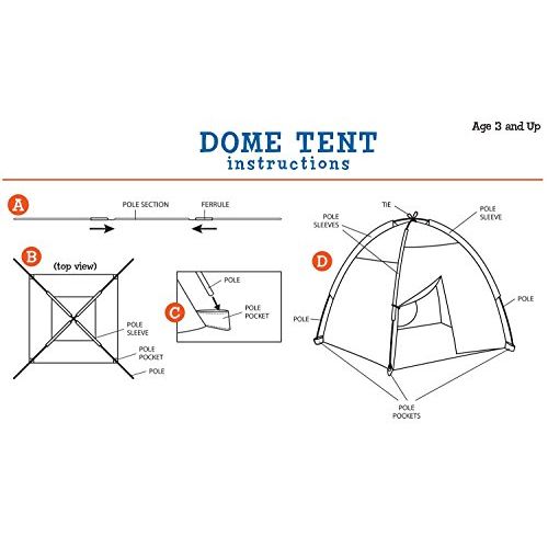  Pacific Play Tents Kids Space Module Astronaut Dome Tent, 48 x 48 x 42