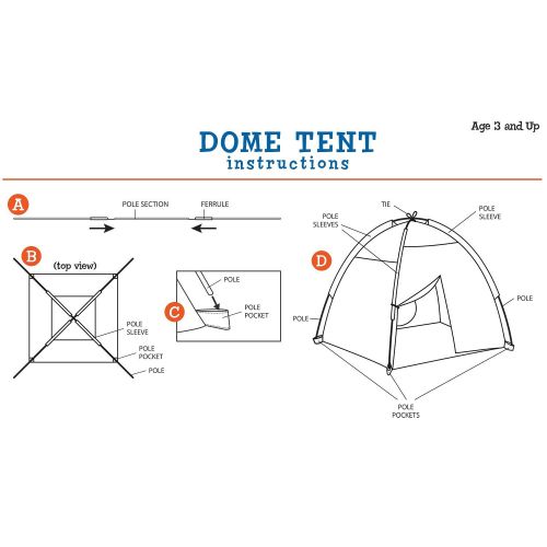  Pacific Play Tents Kids Space Module Astronaut Dome Tent, 48 x 48 x 42