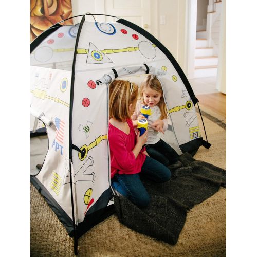  Pacific Play Tents Kids Space Module Astronaut Dome Tent, 48 x 48 x 42