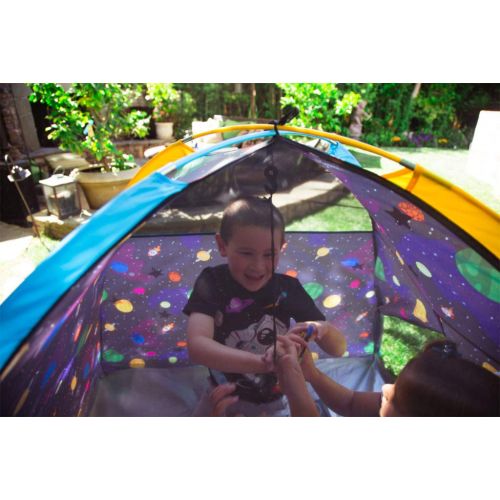  Pacific Play Tents 41200 Kids Galaxy Dome Tent w/Glow in the Dark Stars - 48 x 48 x 42