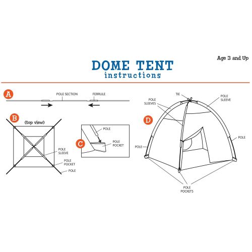  Pacific Play Tents Kids Me Too Dome Tent for Indoor/Outdoor Fun - 48 x 48 x 42, Multicolor