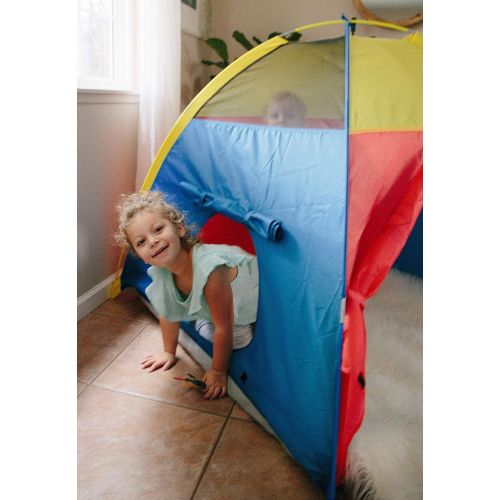  Pacific Play Tents Kids Me Too Dome Tent for Indoor/Outdoor Fun - 48 x 48 x 42, Multicolor