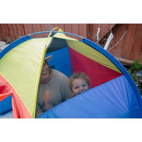  Pacific Play Tents Kids Me Too Dome Tent for Indoor/Outdoor Fun - 48 x 48 x 42, Multicolor