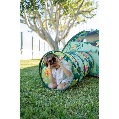  Pacific Play Tents 20429 Jungle Party Safari Tent + Tunnel Combo 48