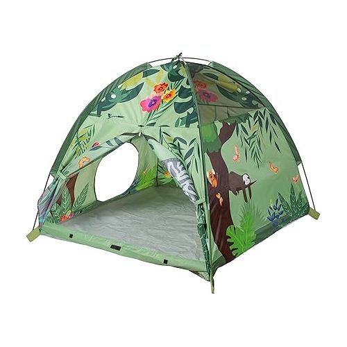  Pacific Play Tents 20429 Jungle Party Safari Tent + Tunnel Combo 48