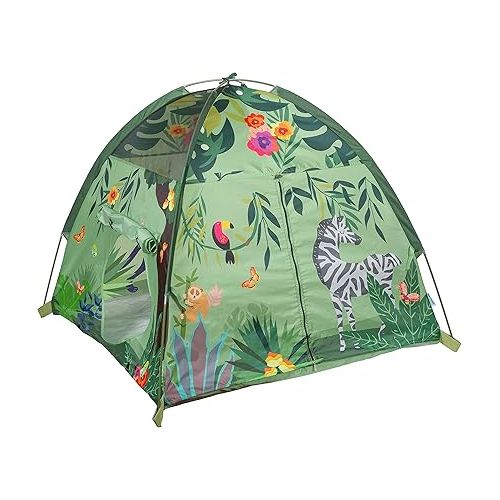  Pacific Play Tents 20429 Jungle Party Safari Tent + Tunnel Combo 48