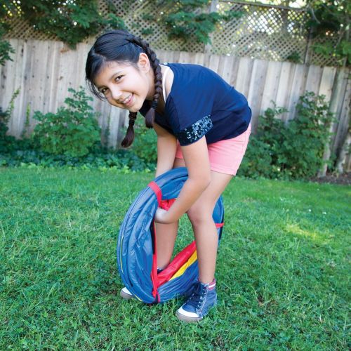  Pacific Play Tents Kids Find Me Multi Color 6 Foot Crawl Tunnel - Red, Yellow & Blue