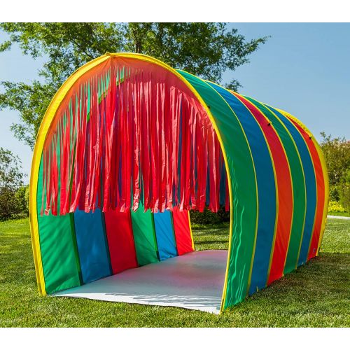  Pacific Play Tents 95100 Kids Tickle Me 9.5-Foot Giant Institutional Crawl Play Tunnel, 9.5 x 5.5 x 6