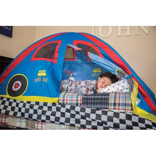  Pacific Play Tents 19710 Kids Rad Racer Bed Tent Playhouse - Twin Size