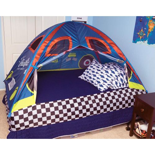  Pacific Play Tents 19710 Kids Rad Racer Bed Tent Playhouse - Twin Size