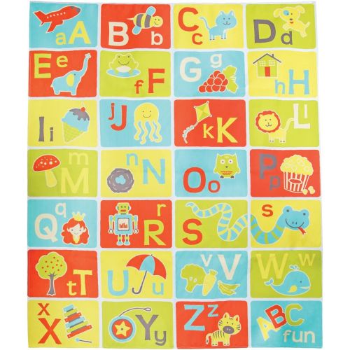  Pacific Play Tents 96000 Kids A-B-C Learning and Fun Mat for Bedroom, Playroom, or Classroom, 48 x 58