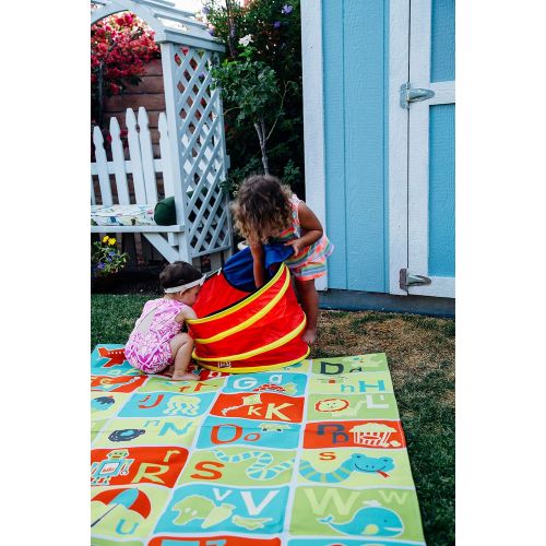  Pacific Play Tents 96000 Kids A-B-C Learning and Fun Mat for Bedroom, Playroom, or Classroom, 48 x 58