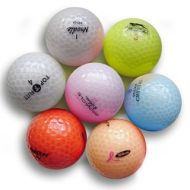 Pack of 36 Crystal Colors Golf Balls (Recycled)