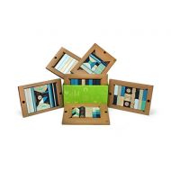 Pack 90 Piece Tegu Classroom Magnetic Wooden Block Set, Tints