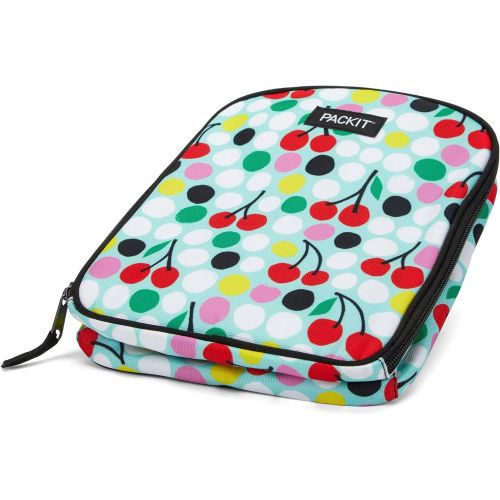  PackIt Freezable Upright Backpack, Cherry Dots