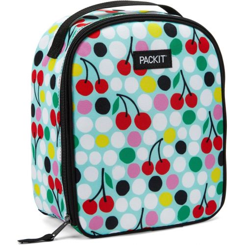  PackIt Freezable Upright Backpack, Cherry Dots