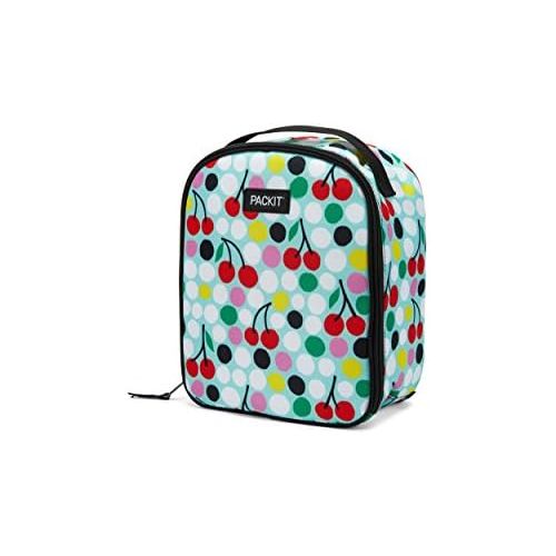  PackIt Freezable Upright Backpack, Cherry Dots