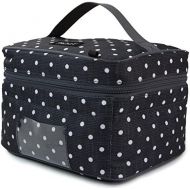 PackIt Freezable Baby Bottle Cooler for Breastmilk and Formula, Polka Dots