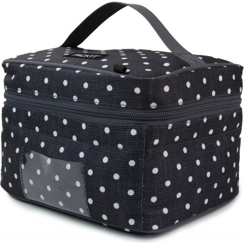  PackIt Freezable Baby Bottle Cooler for Breastmilk and Formula, Polka Dots