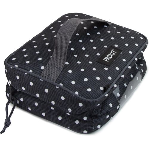  PackIt Freezable Baby Bottle Cooler for Breastmilk and Formula, Polka Dots